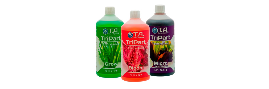 Система удобрений Terra Aquatica TriPart® – Питание на весь цикл роста.